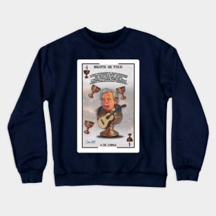 Argentinian President Parody Play Card Crewneck Sweatshirt